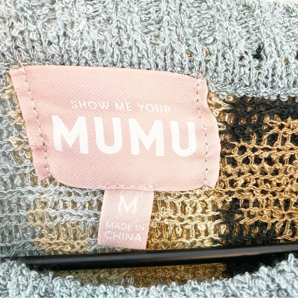 SHOW ME YOUR MUMU Comfy Retro Wave Knit Sweater 70’s - Picture 9 of 12